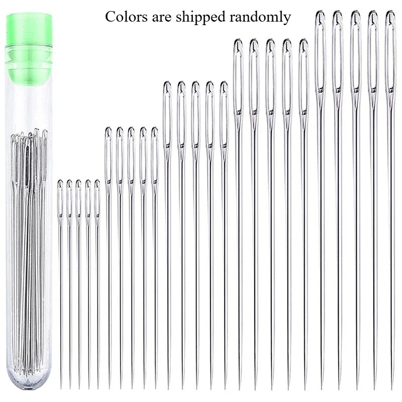 Leatherwork Needles - 25 adet büyük göz dikiş iğneleri