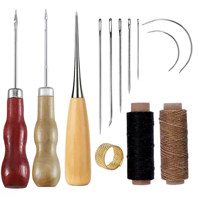 Leatherwork Needles - 13 Parça Deri Dikiş Seti Çanta