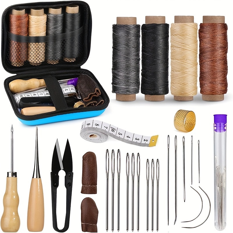 Leatherwork Needles - Deri Dikiş Seti, Büyük Gözlü İğneler