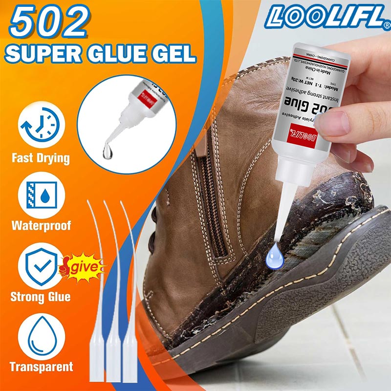 Contact Cement Leather - 1-3 adet, 20ml, 502 süper tutkal,