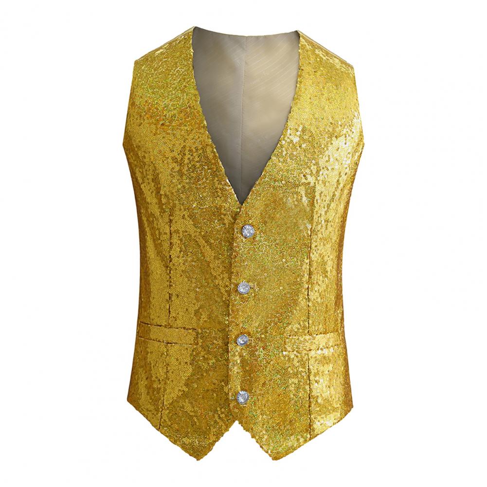Leather Work Vest - Erkek Takım Elbise Yelekler Payetli Tank