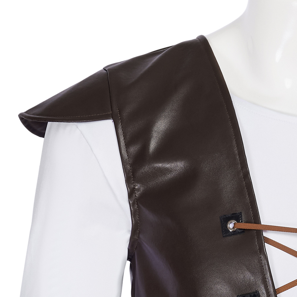 Shrek Cosplay Kostümleri Yeşil - Leather Work Vest incelemesi ve fiyatı