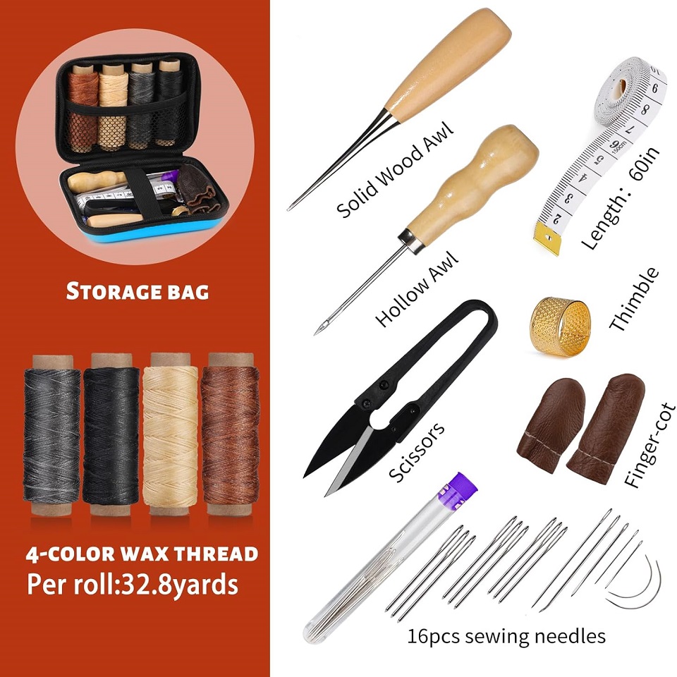 BUDDUR Deri Dikiş alet takımı  - Leatherwork Needles incelemesi ve fiyatı