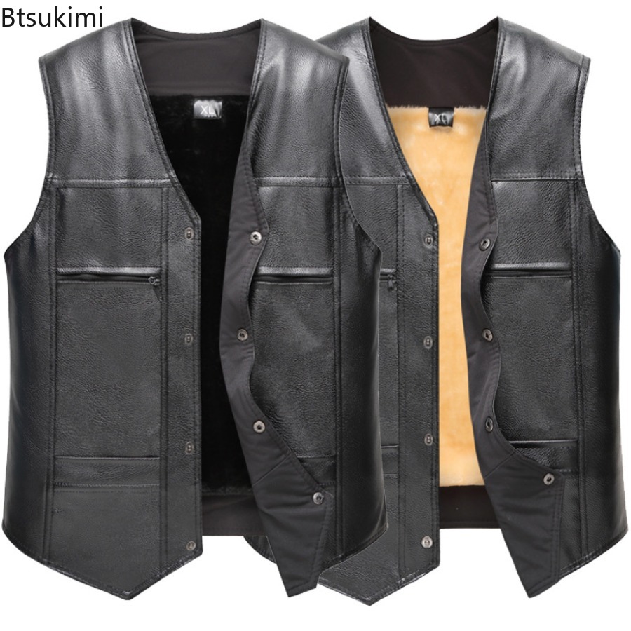 Sonbahar Kış Yeni erkek Deri Y - Leather Work Vest incelemesi ve fiyatı