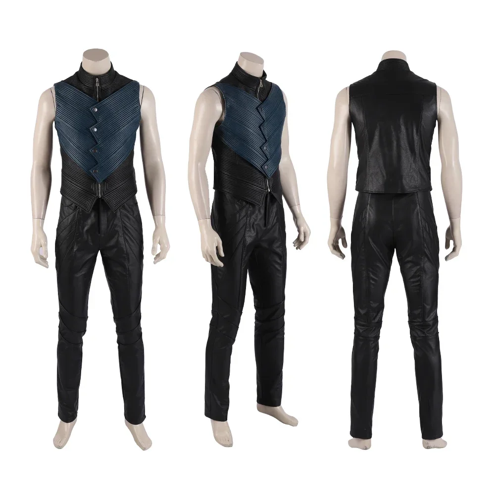Oyun DMC 5 Vergil Cosplay Kost - Leather Work Vest incelemesi ve fiyatı