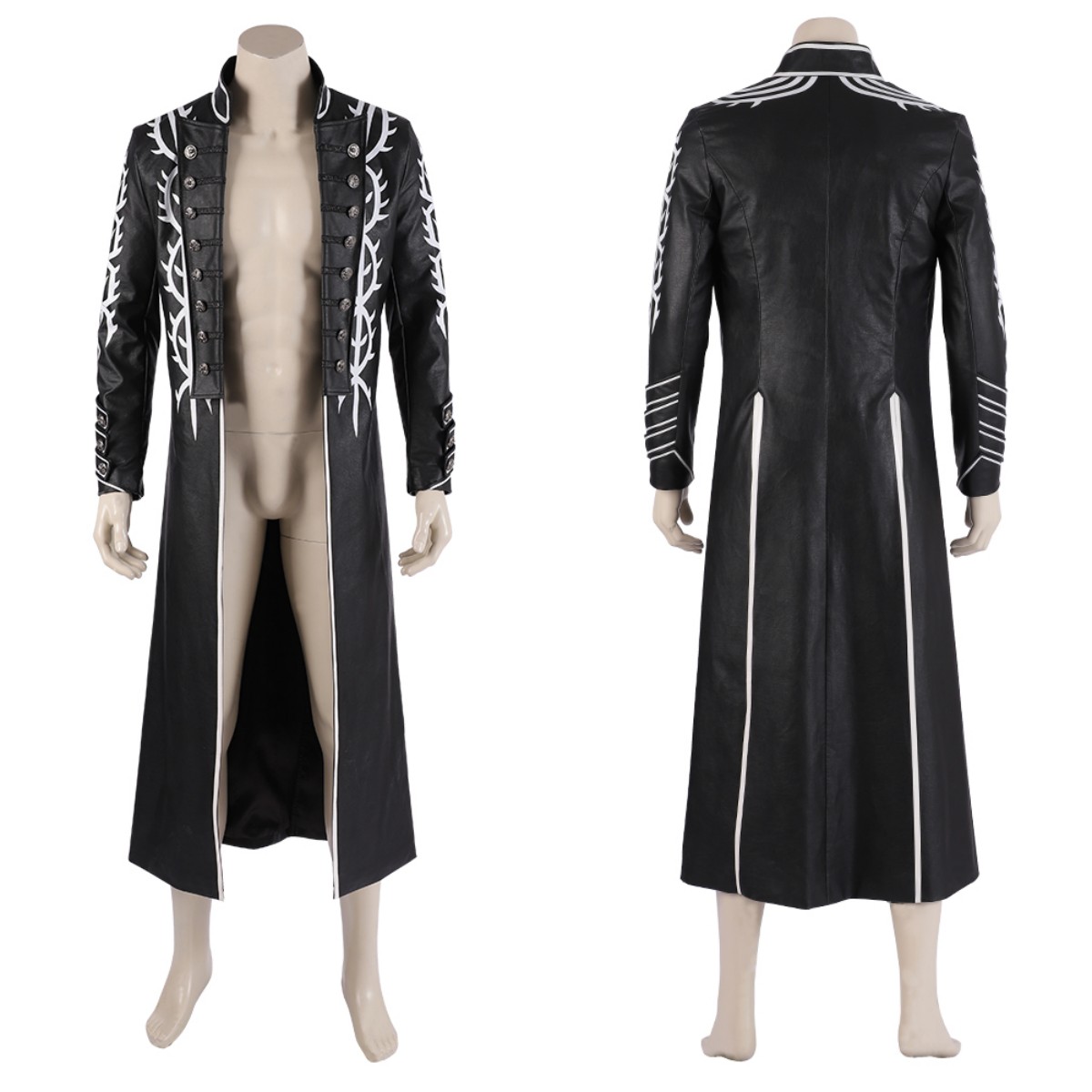 Oyun DMC 5 Vergil Cosplay Kost - Leather Work Vest incelemesi ve fiyatı