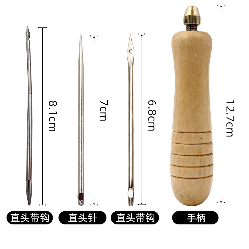 1 Set DIY Deri Dikiş Sivri İğn - Leatherwork Needles incelemesi ve fiyatı