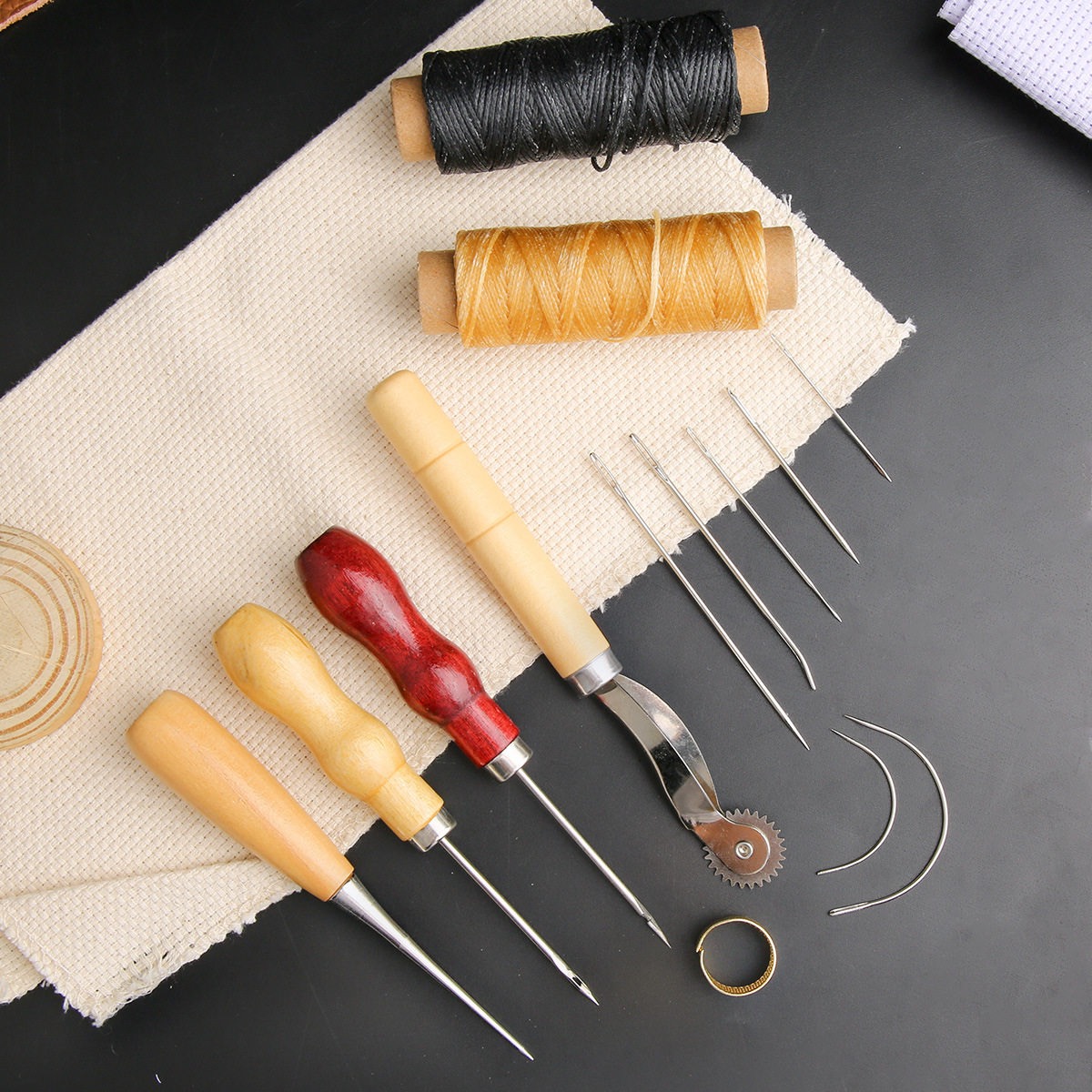 13 Parça Deri Dikiş Seti Çanta - Leatherwork Needles incelemesi ve fiyatı