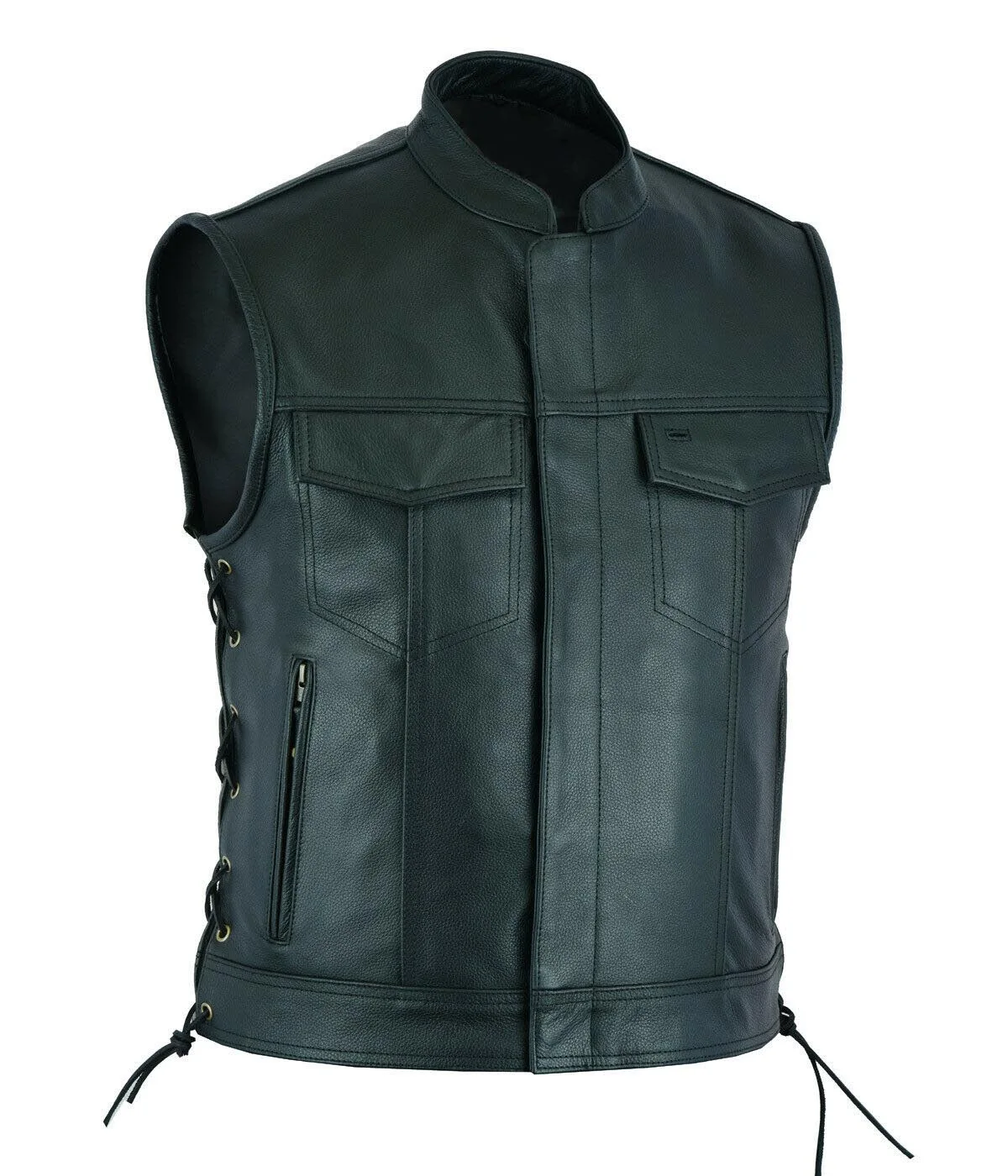 Yelek Deri Punk Moda Rahat Cek - Leather Work Vest incelemesi ve fiyatı